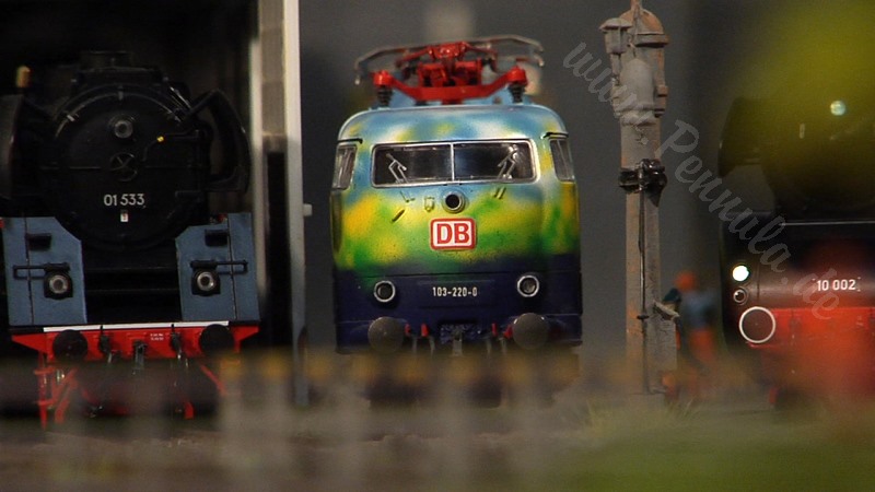 Modelleisenbahn Bahnbetriebswerk Hessen Spur H0