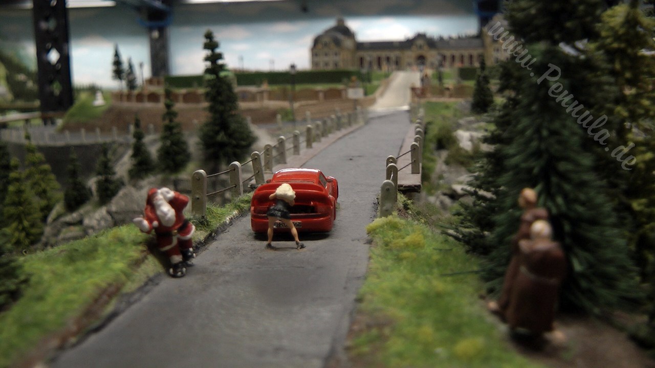 Modellbahn Knuffingen - Die Stadt der Automobile bzw. DC Car und Mini Cars im Miniatur Wunderland