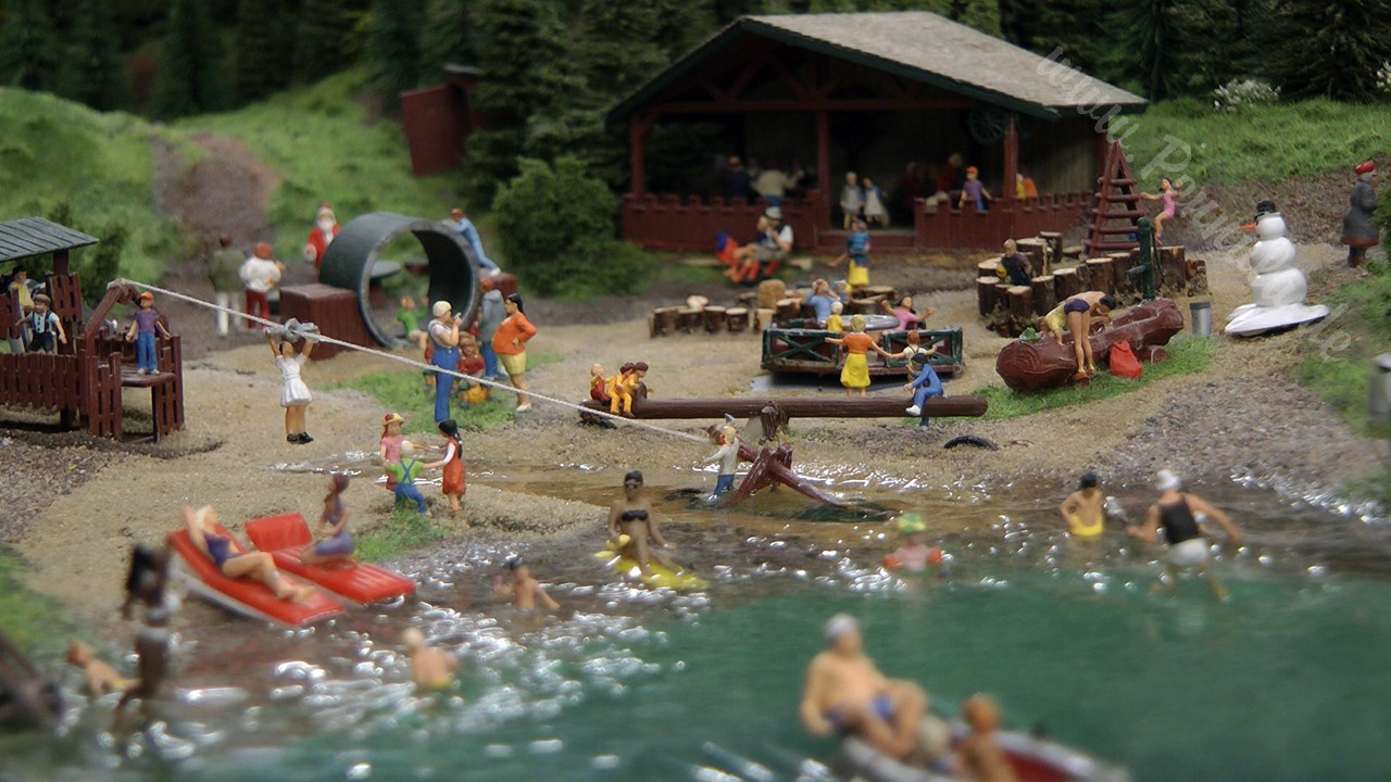 Modellbahn Knuffingen - Die Stadt der Automobile bzw. DC Car und Mini Cars im Miniatur Wunderland