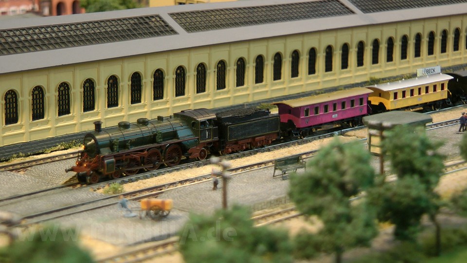 Modellbahn Spur Z von Lübeck auf der Messe Intermodellbau Dortmund 2016