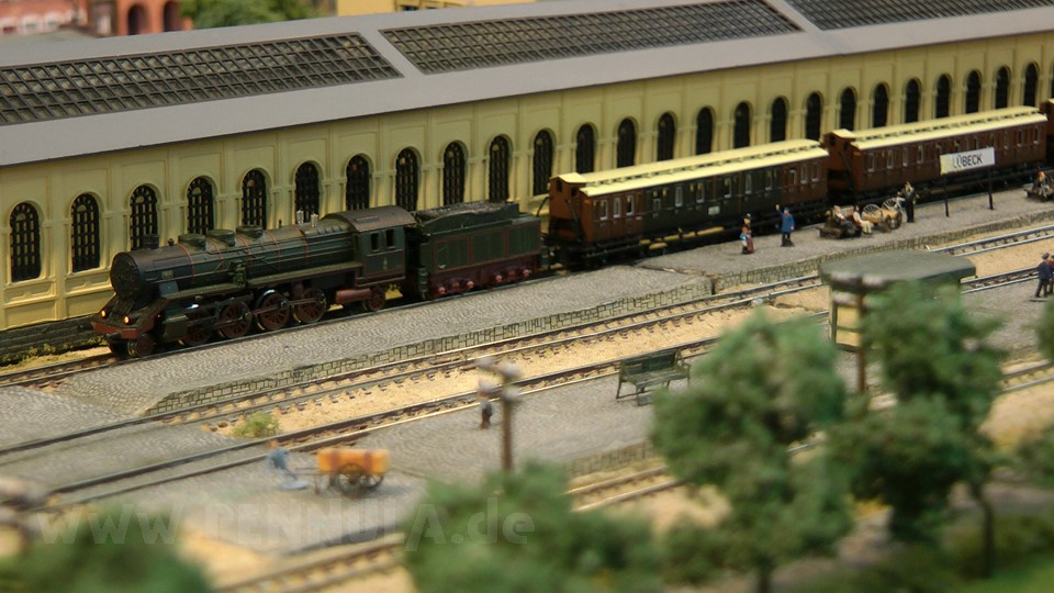 Modellbahn Spur Z von Lübeck auf der Messe Intermodellbau Dortmund 2016