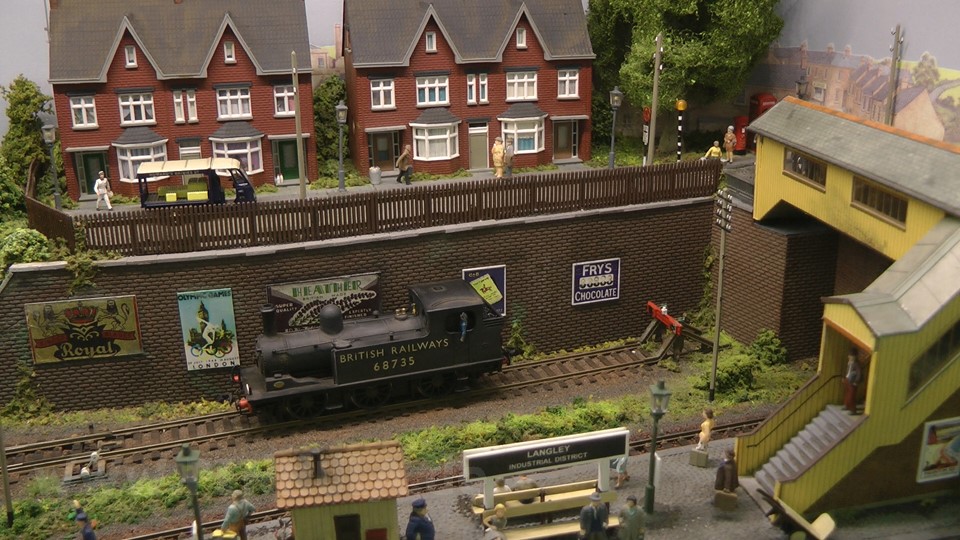 Modellbahn Spur 00 Langley Industrial District Railway auf der Intermodellbau Dortmund 2016