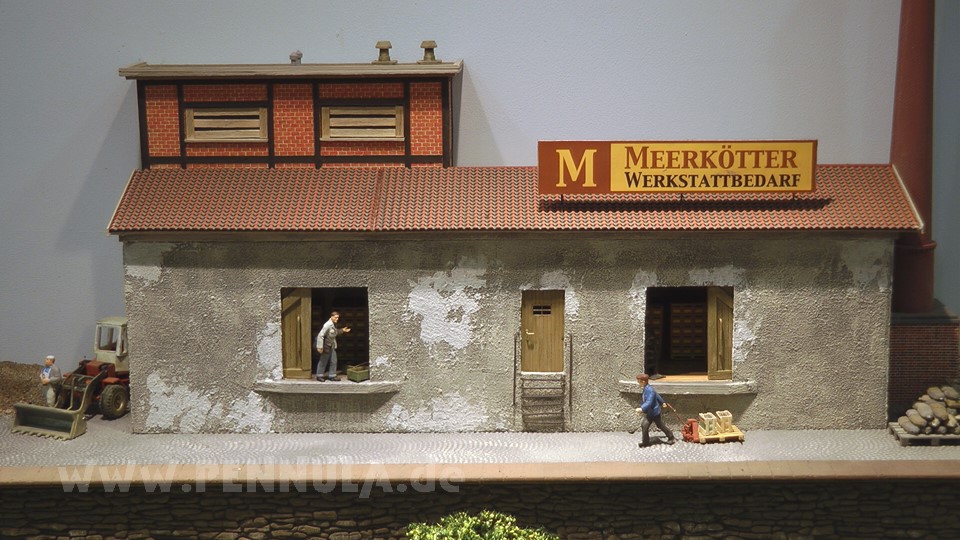 Die wunderschöne Modulanlage in Spur 0 vom Eisenbahn Club Miniatur Münsterland