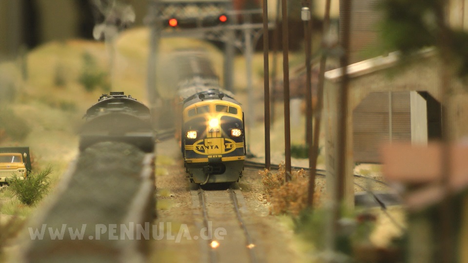 Modellbahn 1:87 Santa Fe - Der Sound geht unter die Haut: Dampflokomotiven und Diesellokomotiven