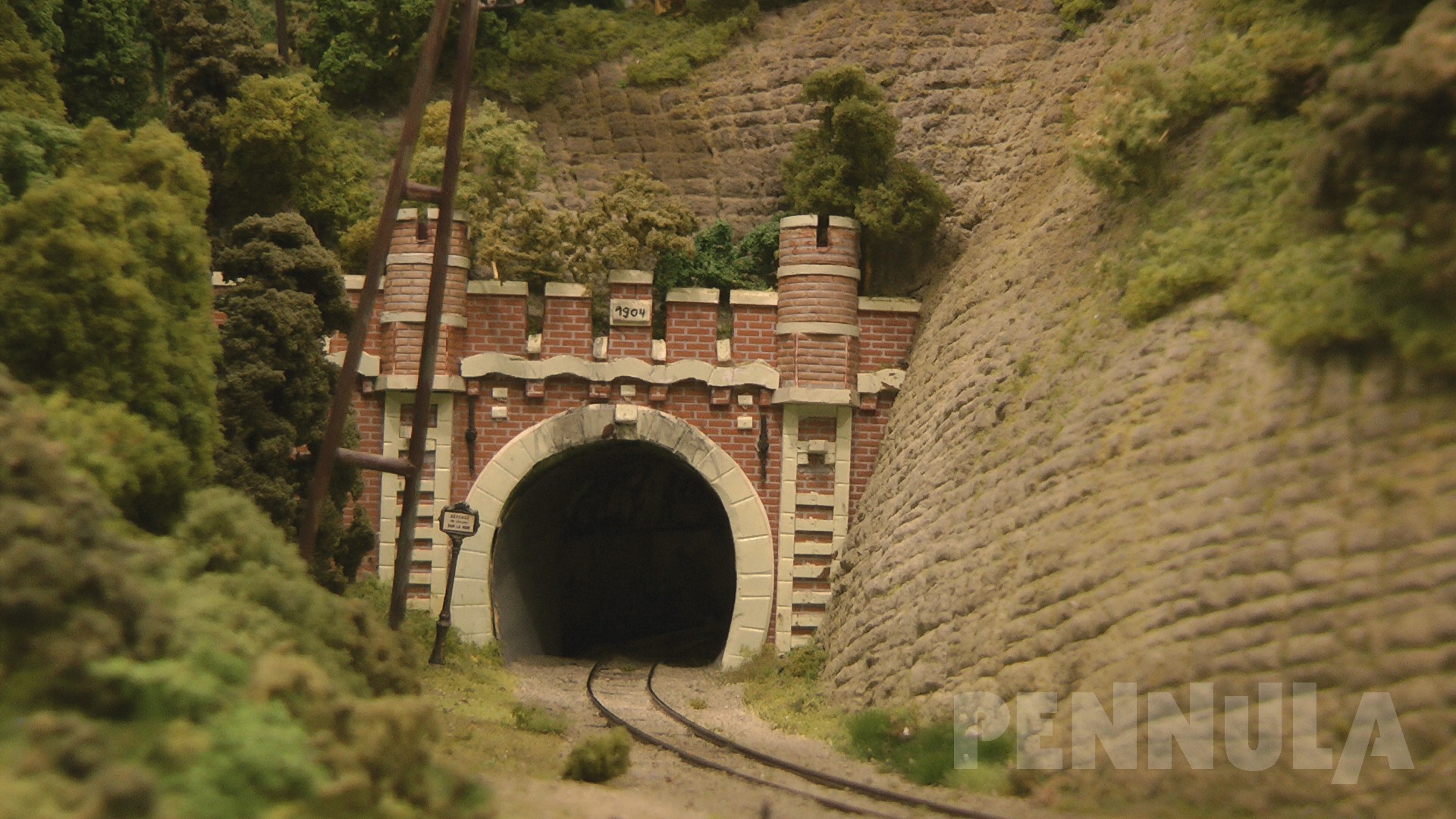 Straßenbahn Modelleisenbahn H0 - Eine Modellstraßenbahnanlage und Modellbahn Schauanlage