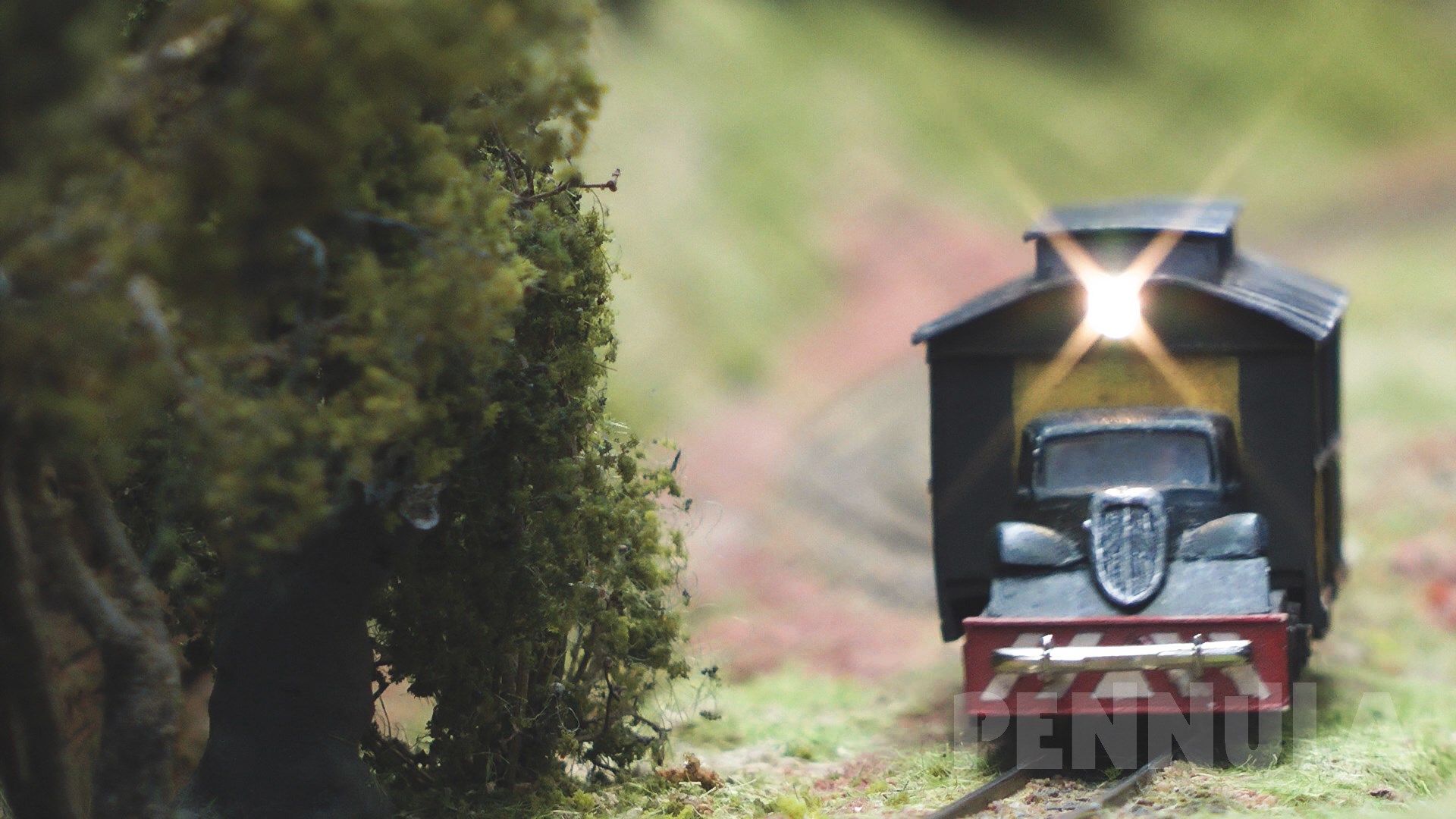 Feldbahn Modellbau: Modelleisenbahn Schienen-LKW Schienenbus Märklin und Auto auf Schienen