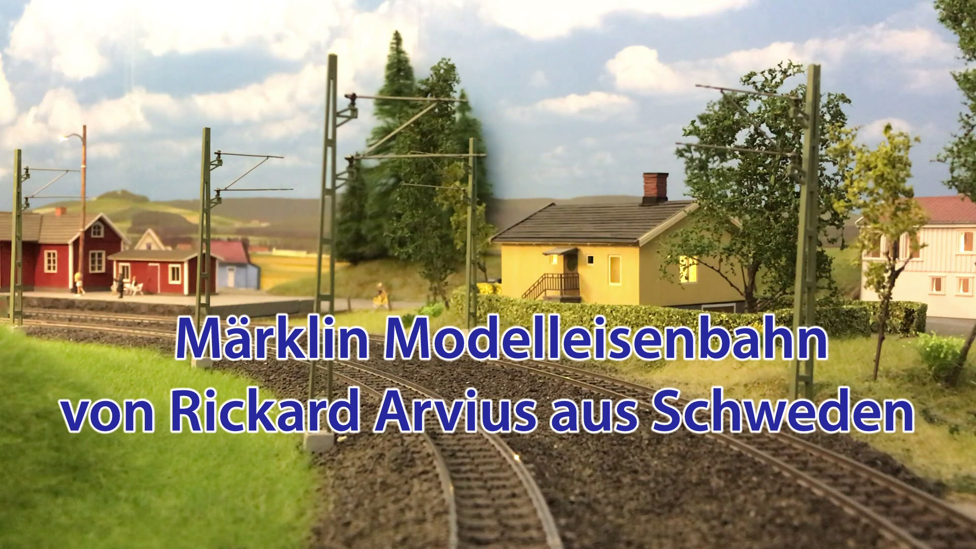 Märklin Modelleisenbahn in Spur H0 mit Dampflokomotiven, E-Loks und RC Autos aus Schweden