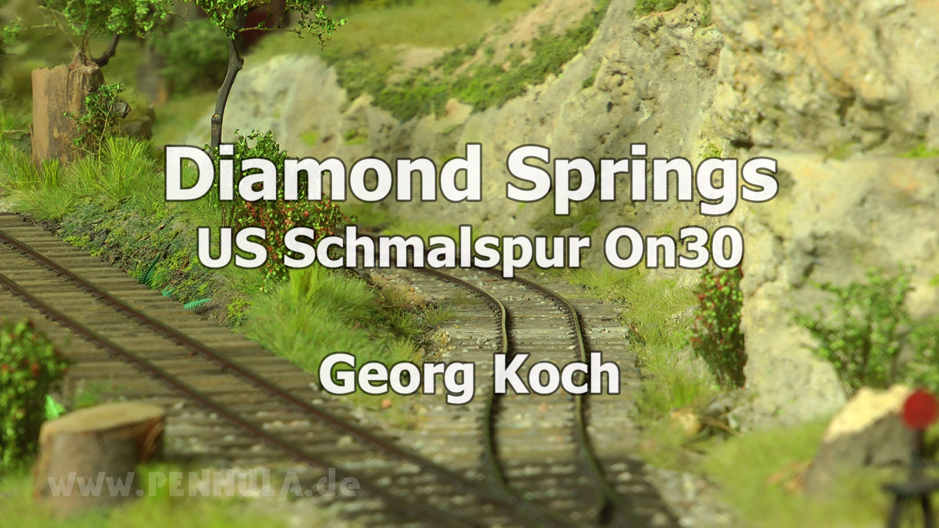 Modelleisenbahn Diamond Springs in US Schmalspur 0n30 von Georg Koch