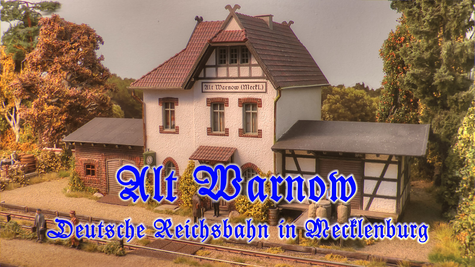 Modellbahn Spur H0 Alt Warnow - Dampfloks und Triebwagen der Deutschen Reichsbahn in Mecklenburg