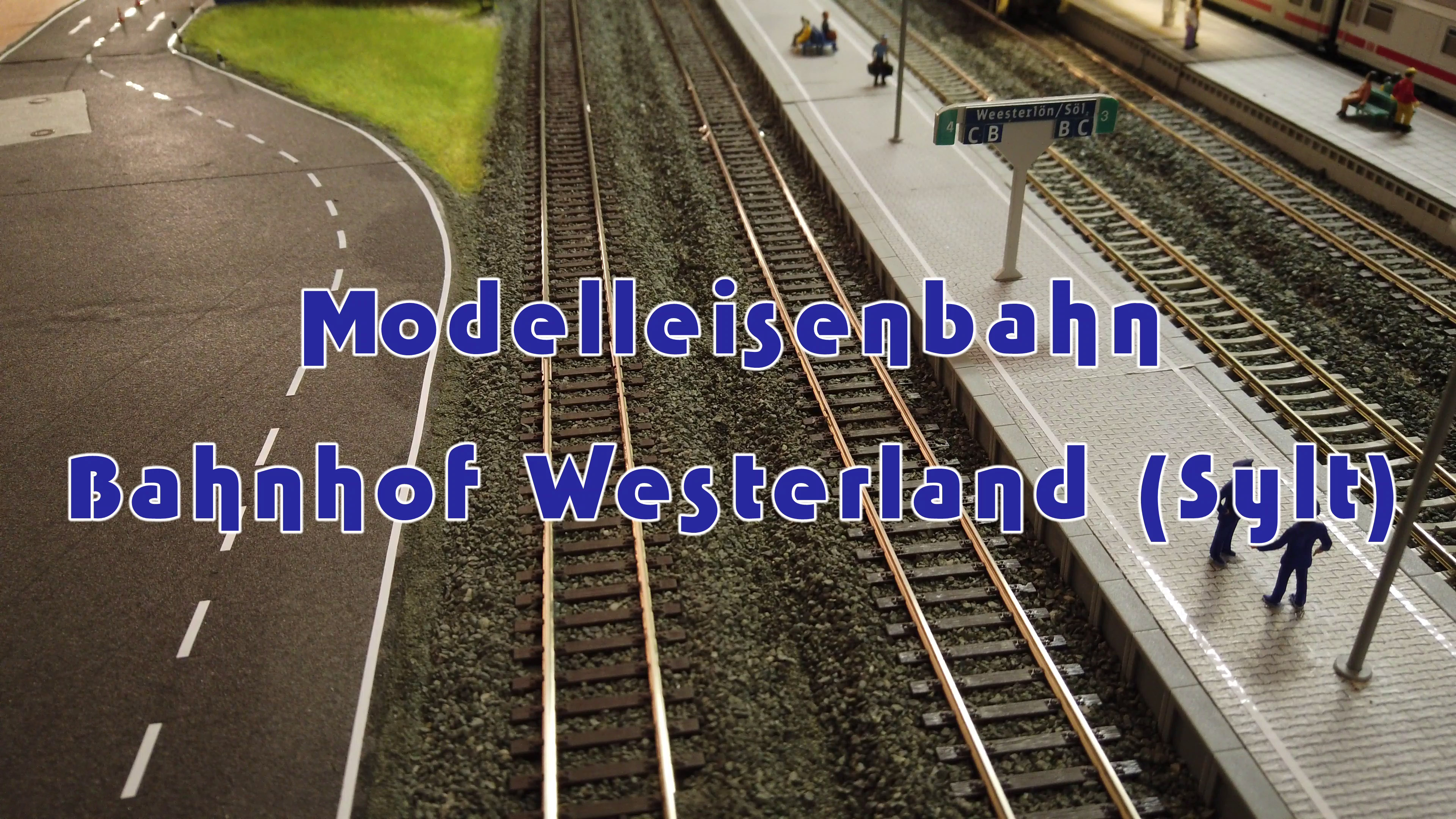Einmalig und sensationell: Modelleisenbahn Bahnhof Westerland auf Sylt in Spur H0
