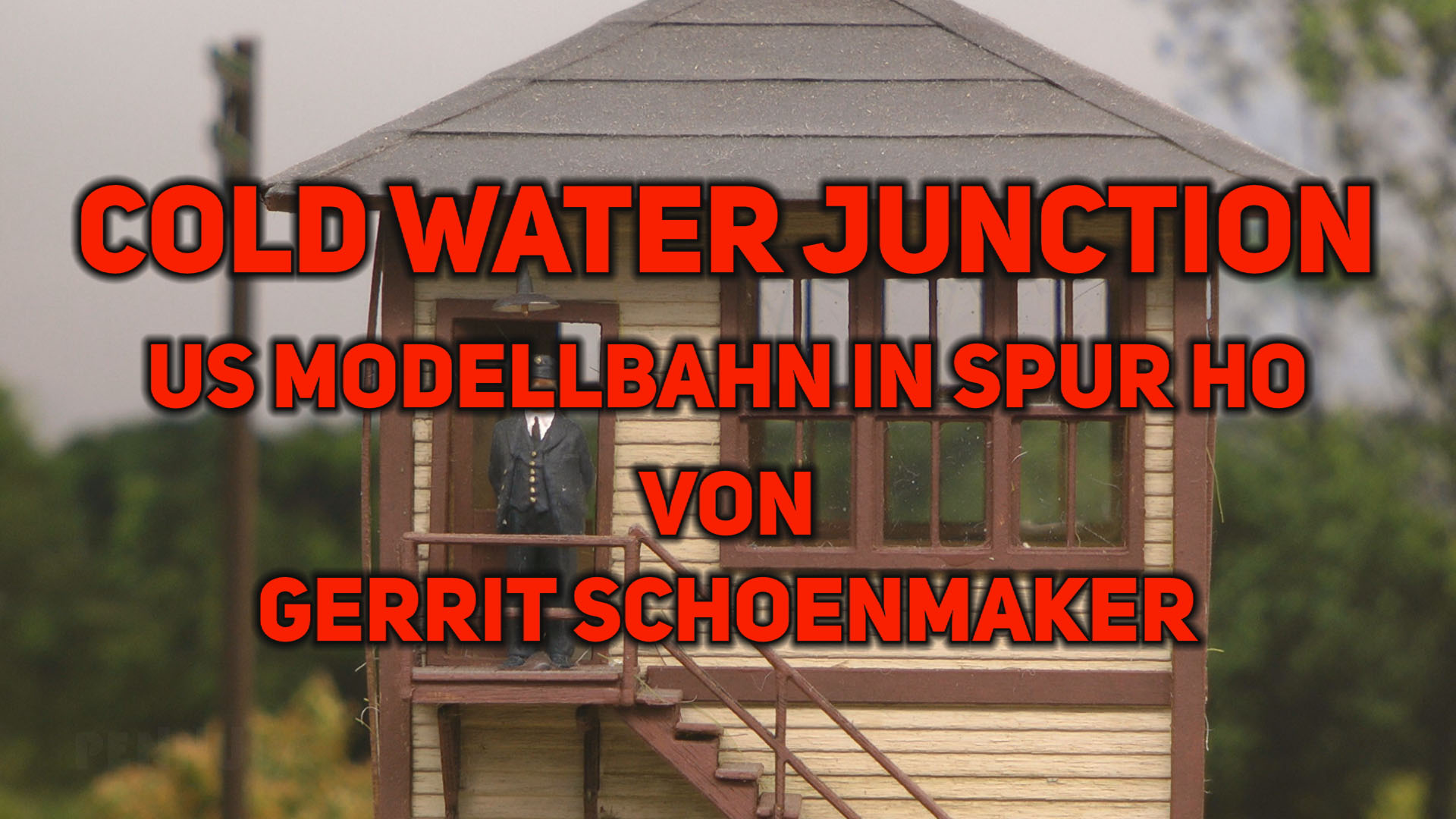Traumhafte US Modellbahn in Spur H0 Cold Water Junction von Gerrit Schoenmaker (Modeltrein Expo On traXS 2023)