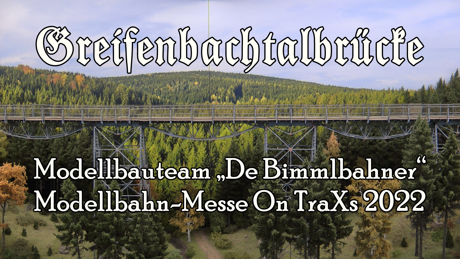 Modellbau in Perfektion! DDR Modellbahn Greifenbachtalbrücke der sächsischen Schmalspurbahnen