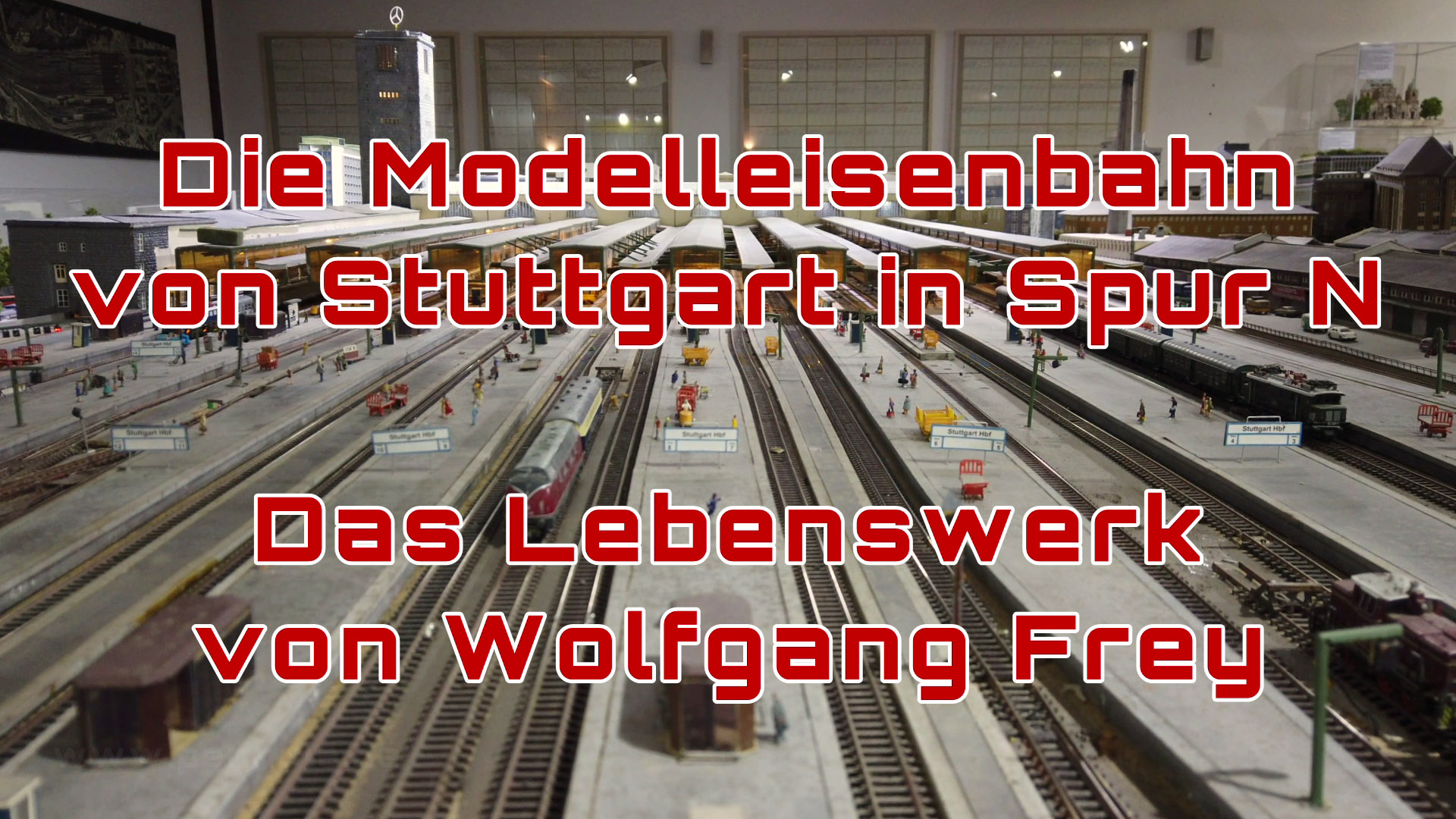 Modelleisenbahn von Stuttgart in Spur N - Lebenswerk von Wolfgang Frey - Stellwerk S Herrenberg