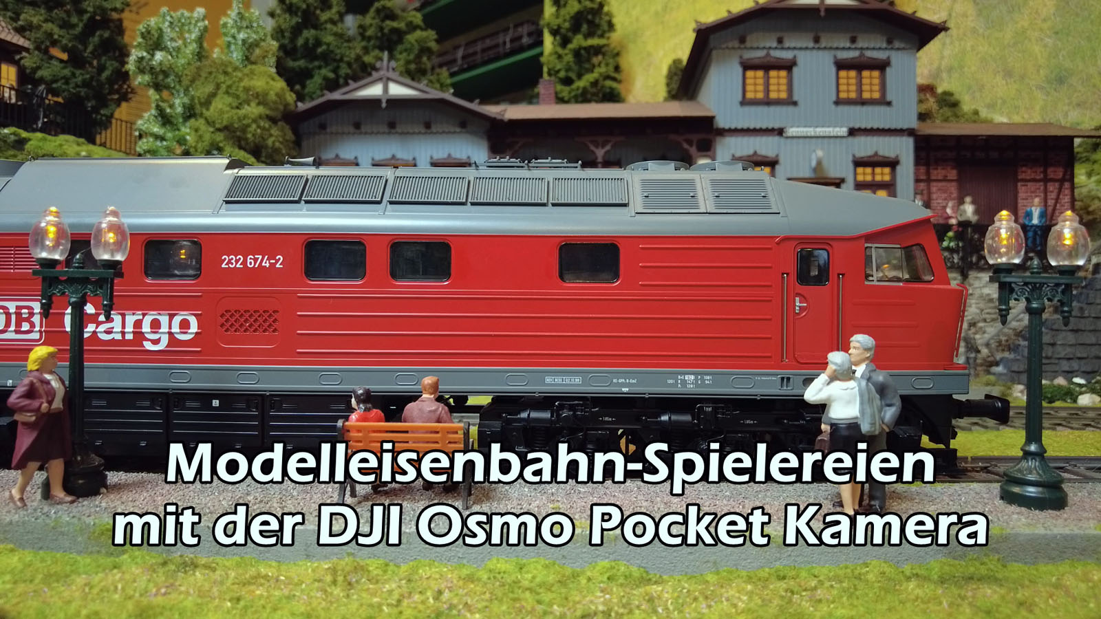 Spur 1 Modellbahn-Spielereien mit der DJI Osmo Pocket Kamera auf Arnolds Großanlage in Den Haag