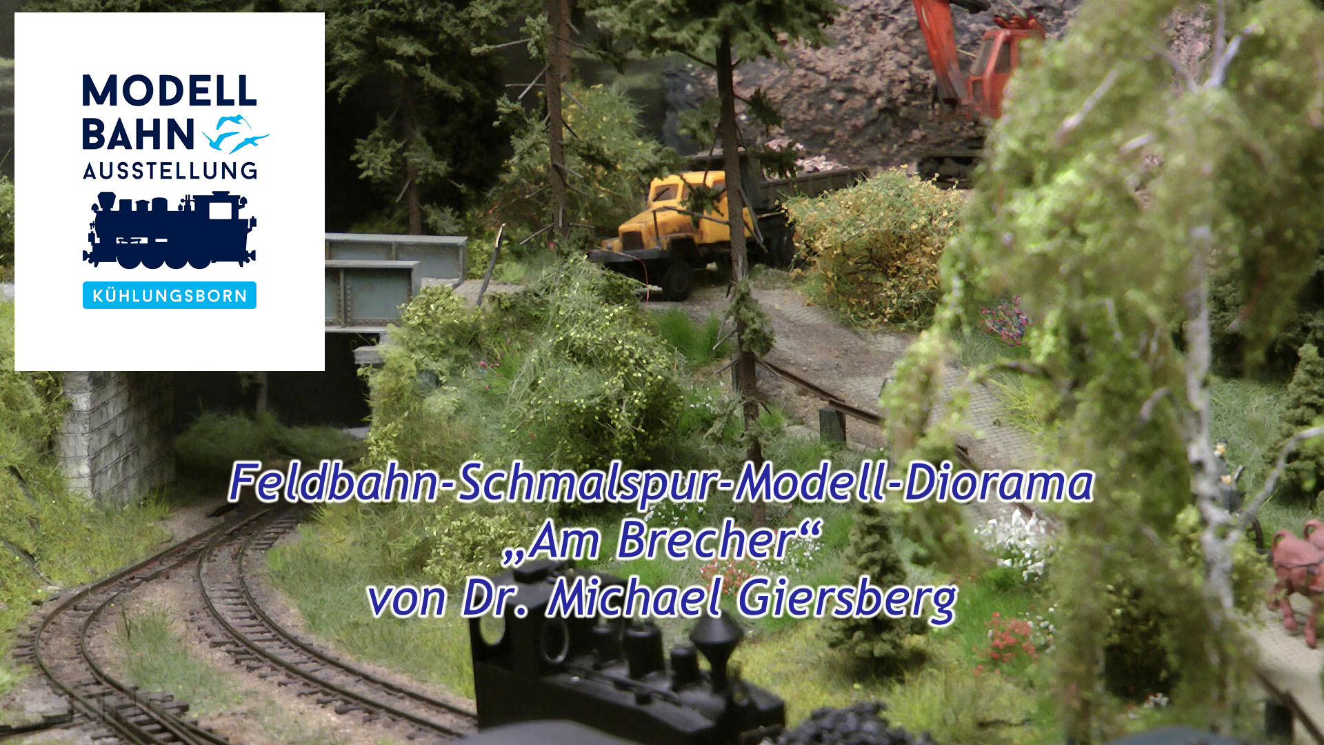 Feldbahn-Schmalspur-Modellbahn-Diorama „Am Brecher“ von Dr. Michael Giersberg