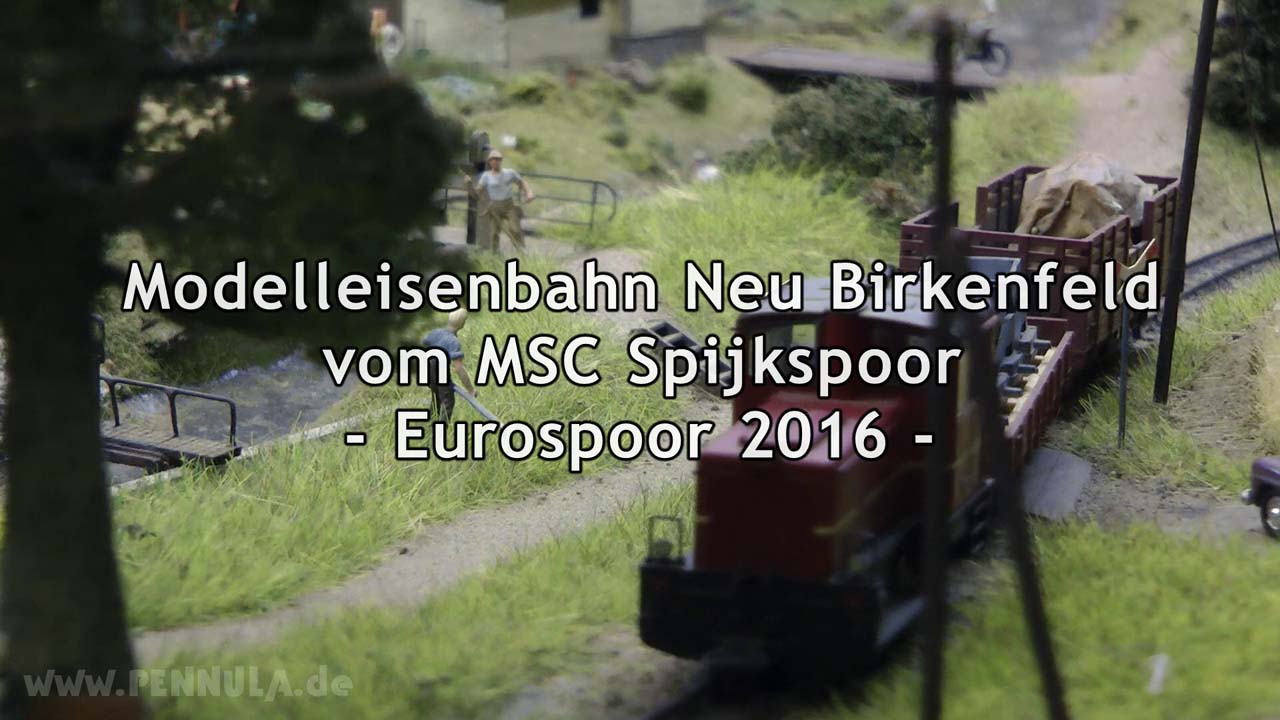 Modelleisenbahn H0 Neu Birkenfeld als Epoche III Schmalspur vom MSC Spijkspoor