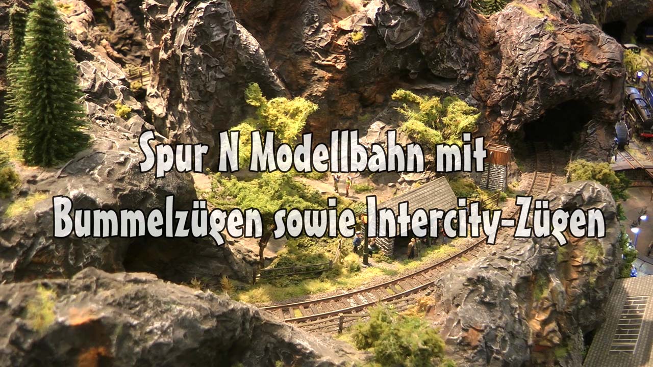 Modellbahn Spur N mit englischen Zügen und Dampfloks: Modelleisenbahn von David und John Riddle